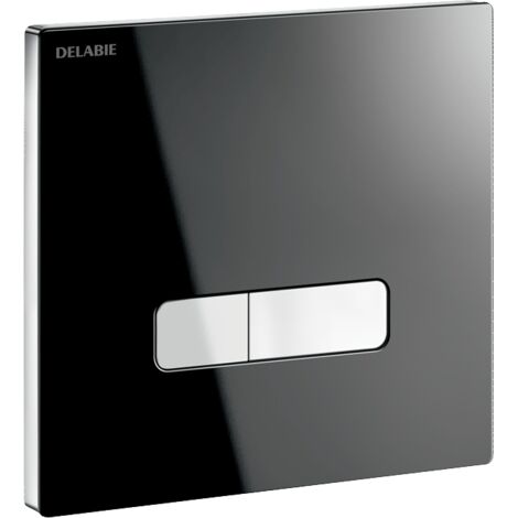 Delabie WC-DrSp. TEMPOFLUX 3, G3/4, UP,AB, Glas schw., 3l/6l, Set2/2