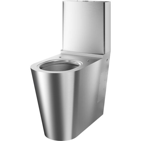 Delabie WC MONOBLOCO 700 PMR mit Spülkasten Edst. 1.4301 satiniert
