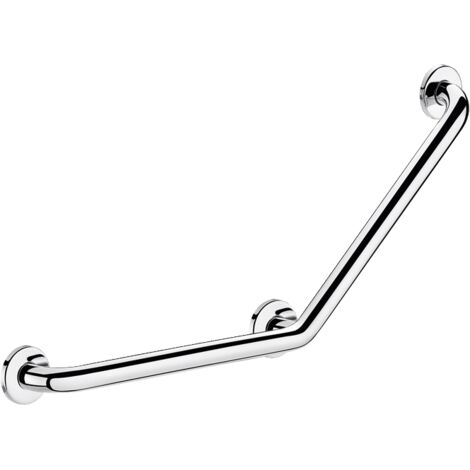 Delabie Winkelgriff 135Gr. D25 400x400mm,3Bef.P.,Edst. hgl.pol.