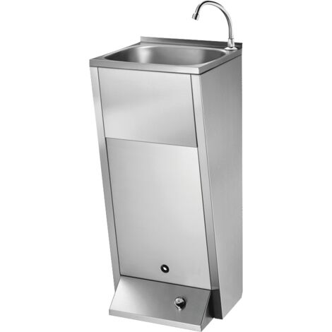Delabie WT SXL robinet de sol, diamètre 22 mm, sortie droite, en acier inoxydable 1.4301, satiné