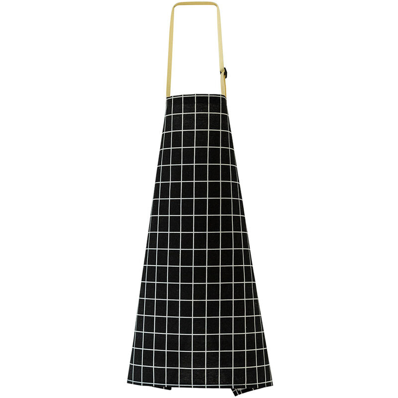 

Delantal con bolsillo conveniente, delantal de cocina impermeable, delantal para adultos,Negro