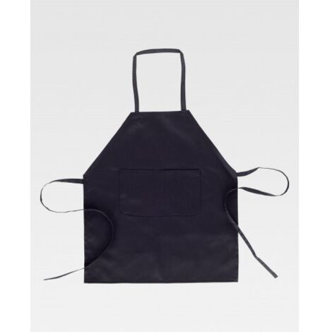 Delantal con peto infantil de color liso WORKTEAM Lo Pequeño M1000 12 Negro