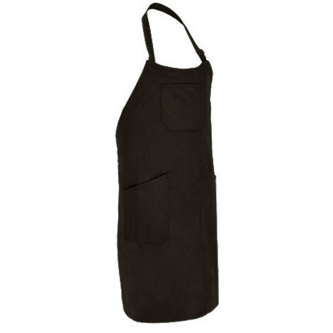 Delantal con peto multibolsillos PARMENTIER  Negro