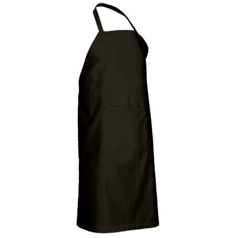 Delantal con peto y bolsillo CELERY  Negro