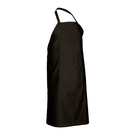 Delantal con peto y bolsillo VALENTO CELERY  Negro