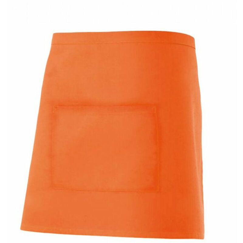 

DELANTAL CORTO CON BOLSILLO Naranja U