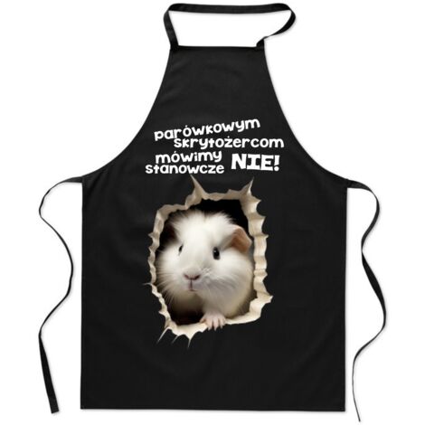 DELANTAL de cocina negro de algodón con estampado divertido para regalo de barbacoa