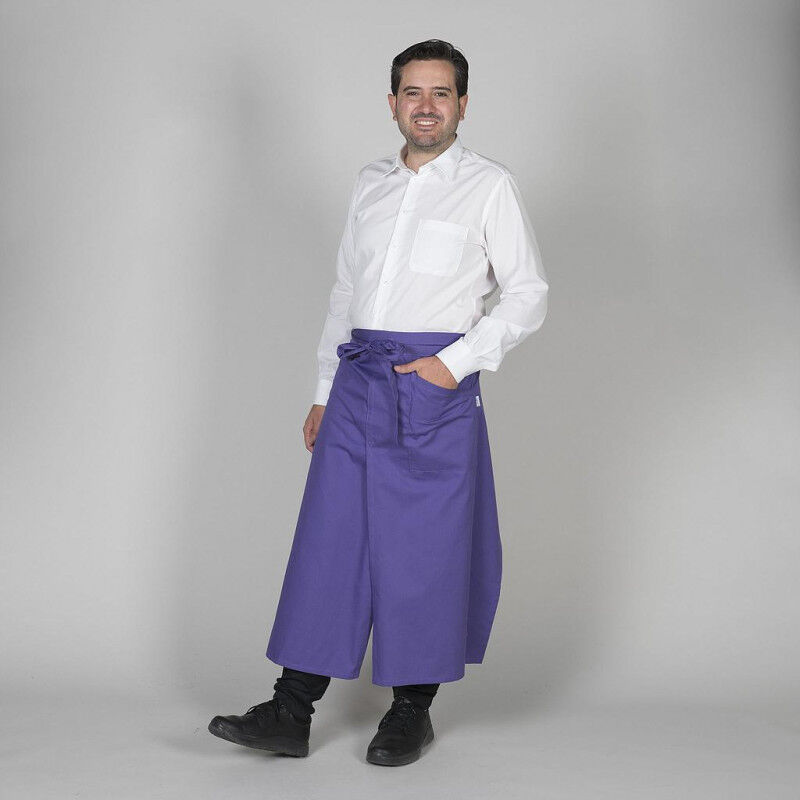 

Delantal de servicios tipo francés abierto GARY'S | Morado