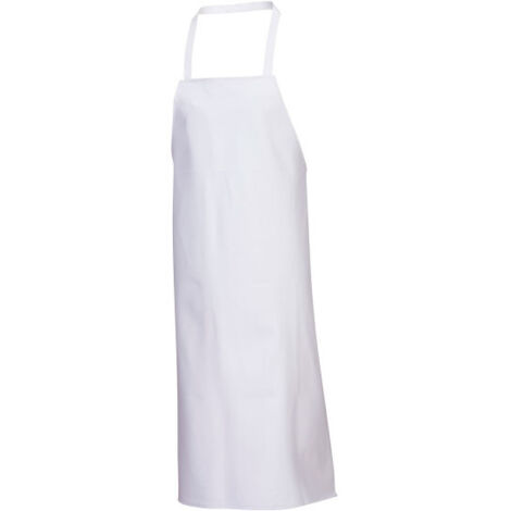 Delantal para industria alimentación 100% impermeable, blanco talla única 2207
