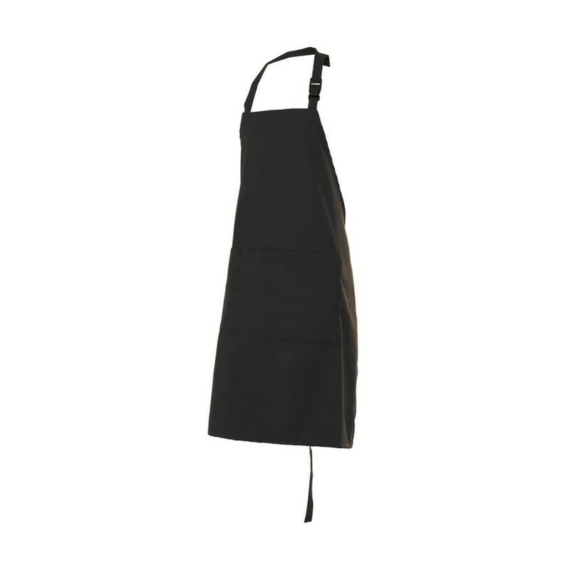 

DELANTAL PETO CON BOLSILLO Negro U