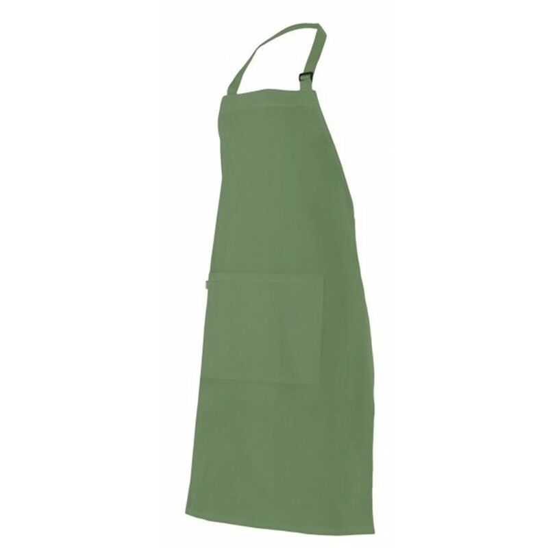 

DELANTAL PETO CON BOLSILLO Verde Caza U