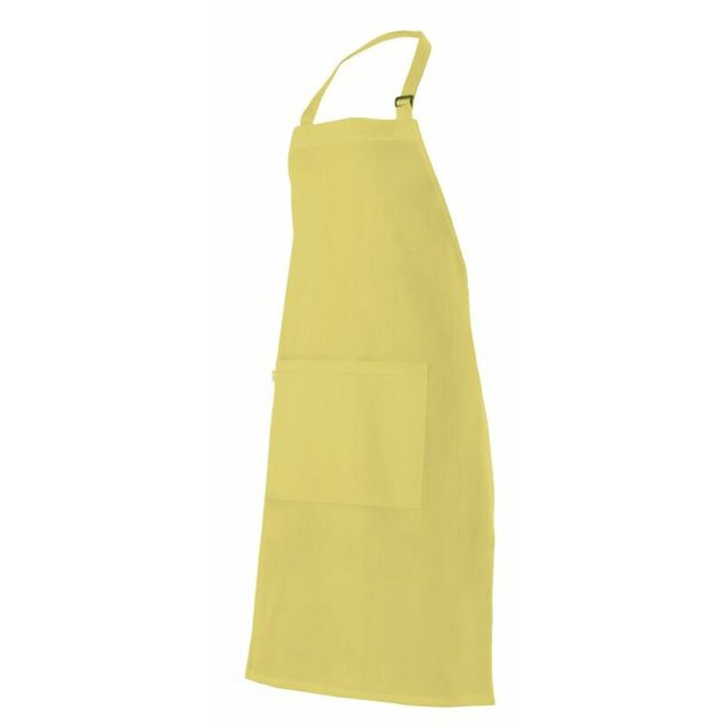 

DELANTAL PETO CON BOLSILLO Amarillo Claro U
