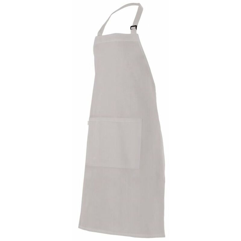 

DELANTAL PETO CON BOLSILLO Gris Hielo U