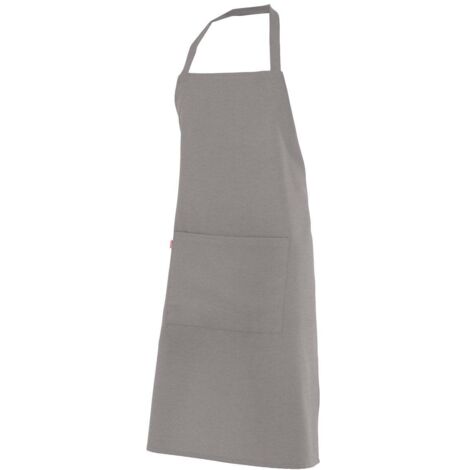 Delantal Peto Con Bolsillo Gris Vigoré U