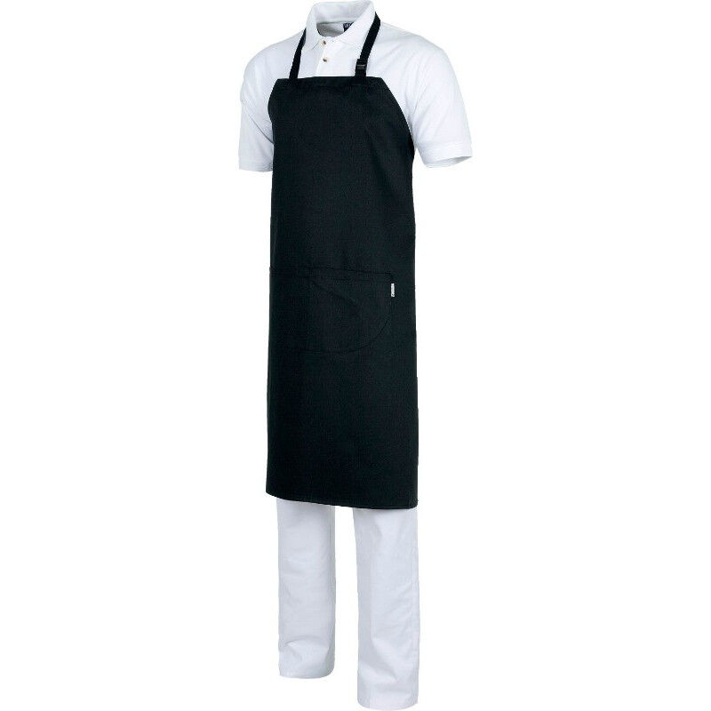 

Delantal de cocina con cuello regulable M502 | Negro - Workteam