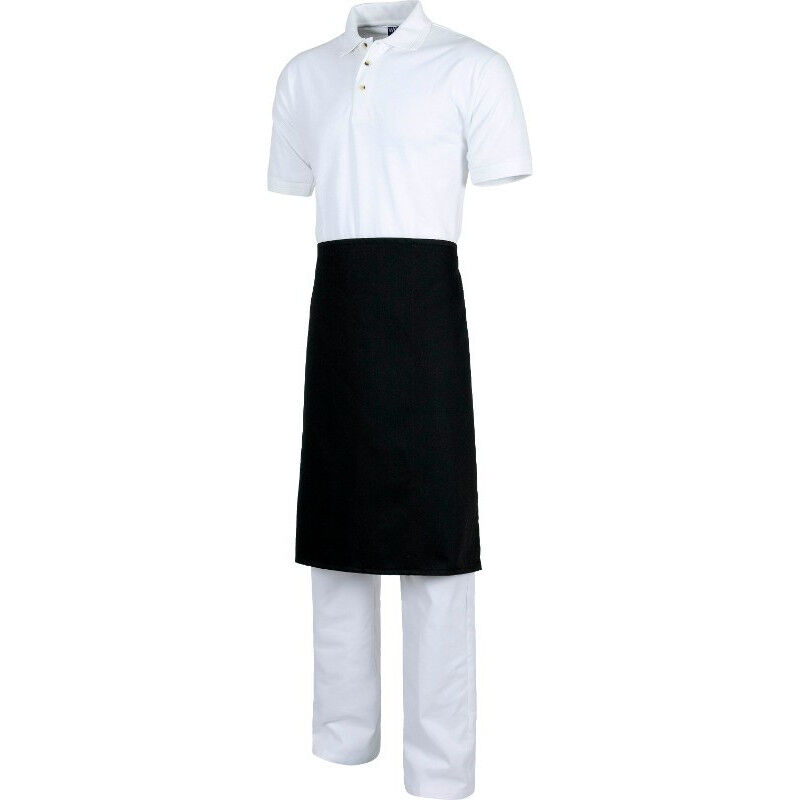 

Delantal francés largo de diseño sencillo Servicios M200 | Negro - Workteam
