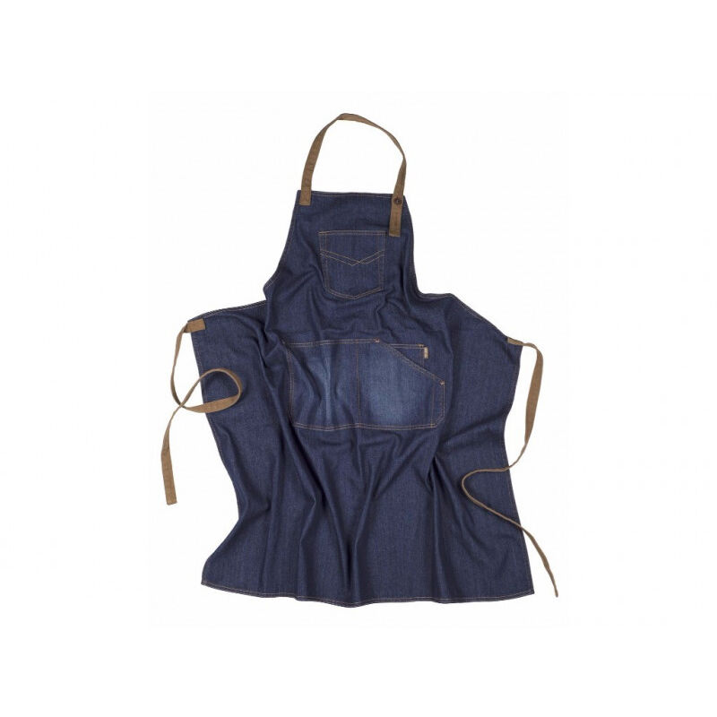 

Delantal vaquero con peto con bolso en el pecho M710 | U - Vaquero - Workteam