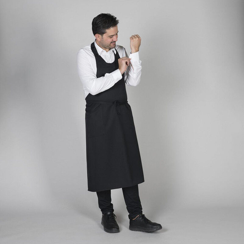 

Delantal con peto para sommelier de cuello redondo GARY'S | Negro
