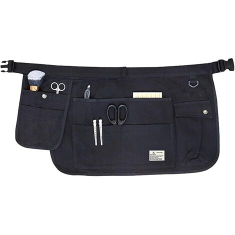 Delantal unisex de lona, delantal de jardín, delantal corto con cinturón y hebilla ajustables CFG003
