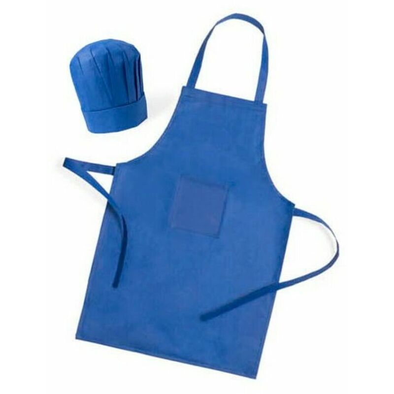 

Delantal y Gorro de Cocina Infantil 144754 (2 pcs) - Azul -