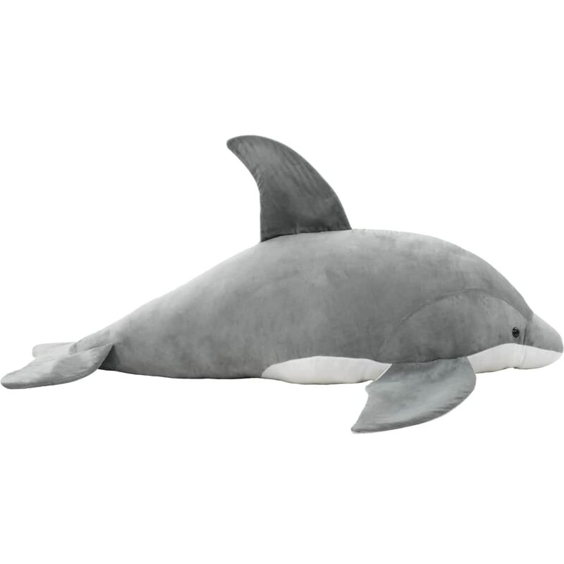 

Delfín de peluche gris