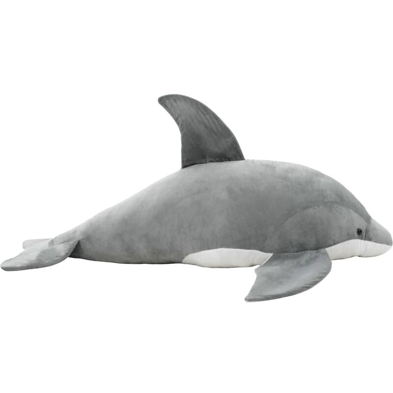 

Delfín de peluche gris - Gris - Vidaxl