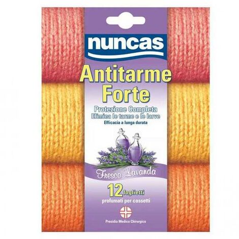 Délicat Fleuri Parfumé Anti-Mites 12 pcs Nuncas