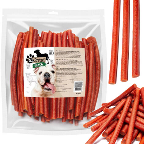 Delikatesse, Snack für Hunde Soft Lamb Sticks Mr. Pretzel 500g