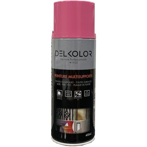 Delkolor Peinture en Aérosol - Couleurs RAL - 400ml Couleur: RAL 4003 VIOLET BRUYERE