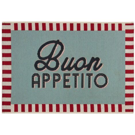 Della pasta 90x60cm alfombra de cocina antideslizante - Atmosphera créateur d'intérieur