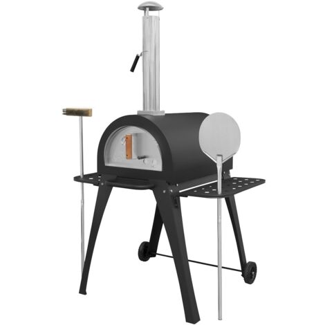 Dellonda DG103 Outdoor Wood-Fired Pizza Oven & Smoker