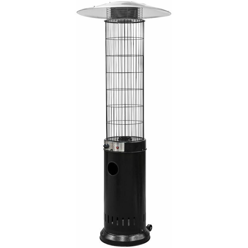 Dellonda Gas Patio Heater 13kW for Commercial & Domestic Use, Black DG124 - Sealey