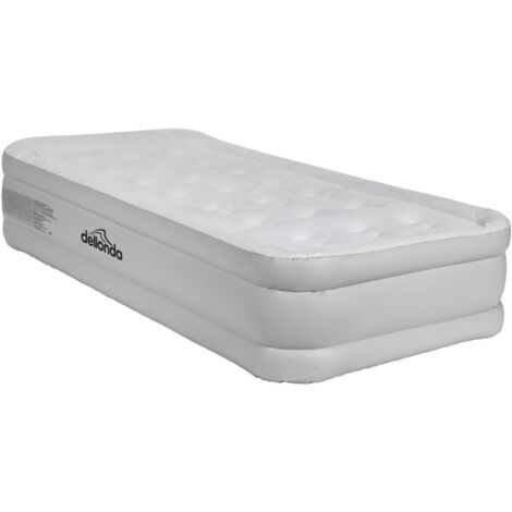 Dellonda DL144 Raised Air Bed with Removable Electric Pump & Storage Bag - Single