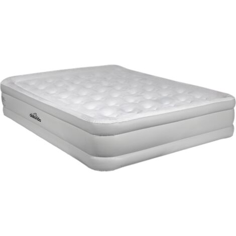 Dellonda DL145 Raised Air Bed with Removable Electric Pump & Storage Bag - Queen