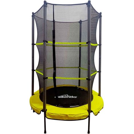 Dellonda DL65 Mini Trampoline with Safety Enclosure Net 4.6ft