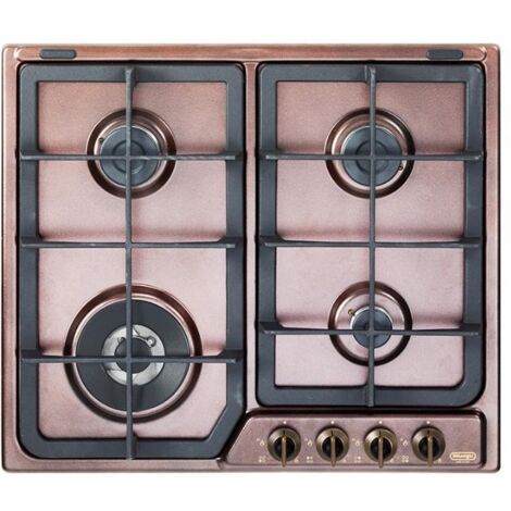DELO Piano Cottura ROF 46 PRO a Gas 4 Fuochi Gas Colore Rame