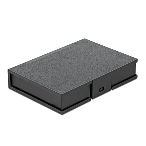 DELOCK 18372 HOUSSE DE DISQUES DE STOCKAGE PLASTIQUE NOIR