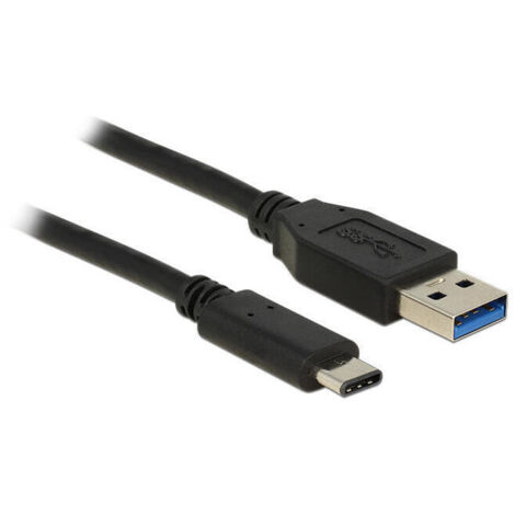 DeLOCK 1m USB3.1-C/USB3.1-A cable USB USB 3.2 Gen 2 (3.1 Gen 2) USB A USB C Negro