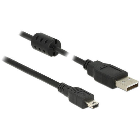 DeLOCK 3m, USB 2.0-A/USB 2.0 Mini-B cable USB USB A Mini-USB B Negro