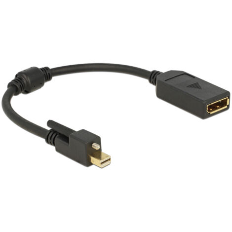 DeLOCK 62638 cable DisplayPort 0,25 m Mini DisplayPort Negro