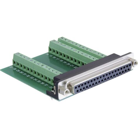 Delock 65319 Connettore femmina SUB-D 180 ° Numero Poli (num): 37, 39 1 pz.