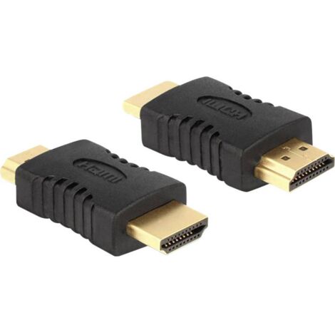 Delock 65508 HDMI Adattatore [1x Spina HDMI - 1x Spina HDMI] Nero contatti connettore dorati