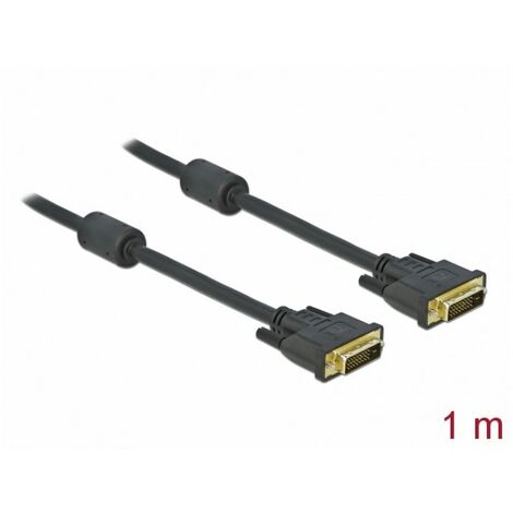 DeLOCK 83189 - Cavo DVI da 1 metro, nero