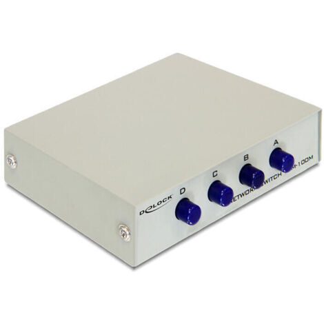 DeLOCK 87588 switch - Switch de red (No administrado, 4, 5, 4, 100BASE-T, 10BASE-T, IEEE 802.3x, 10, 100 Mbit/s, 0.1 Gbit/s) Beige