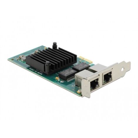 DeLOCK 88502 - Netzwerkkarte, PCI Express, Gigabit Ethernet, 2x RJ45