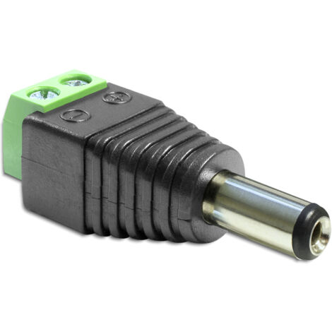 Delock adaptador dc 2,1 x 5,5 mm macho terminalblock 2 pin