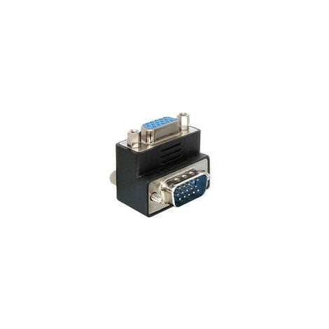 DeLOCK Adaptateur VGA D-Sub15 -> D-Sub15 coudé 90° (65171)