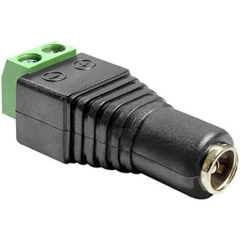 DeLOCK Adapter DC 5,5 x 2,1 mm Buchse  Terminalblock 2 Pin (65421)