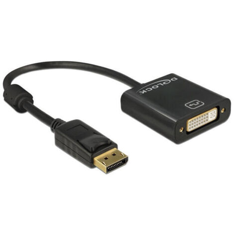 Delock Adapter Displayport 1.2 Male  Dvi Female 4K Passive B