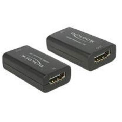 DeLOCK Adapter HDMI Repeater 4K  bis 30m  Auflösung bis 3840 x 2160 @ 30 Hz (11403)